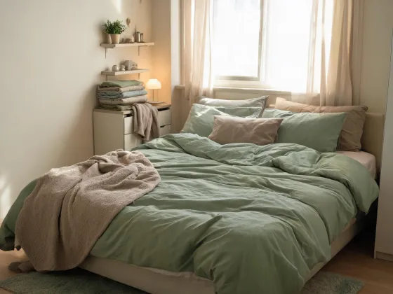 Small apartment bedding refresh